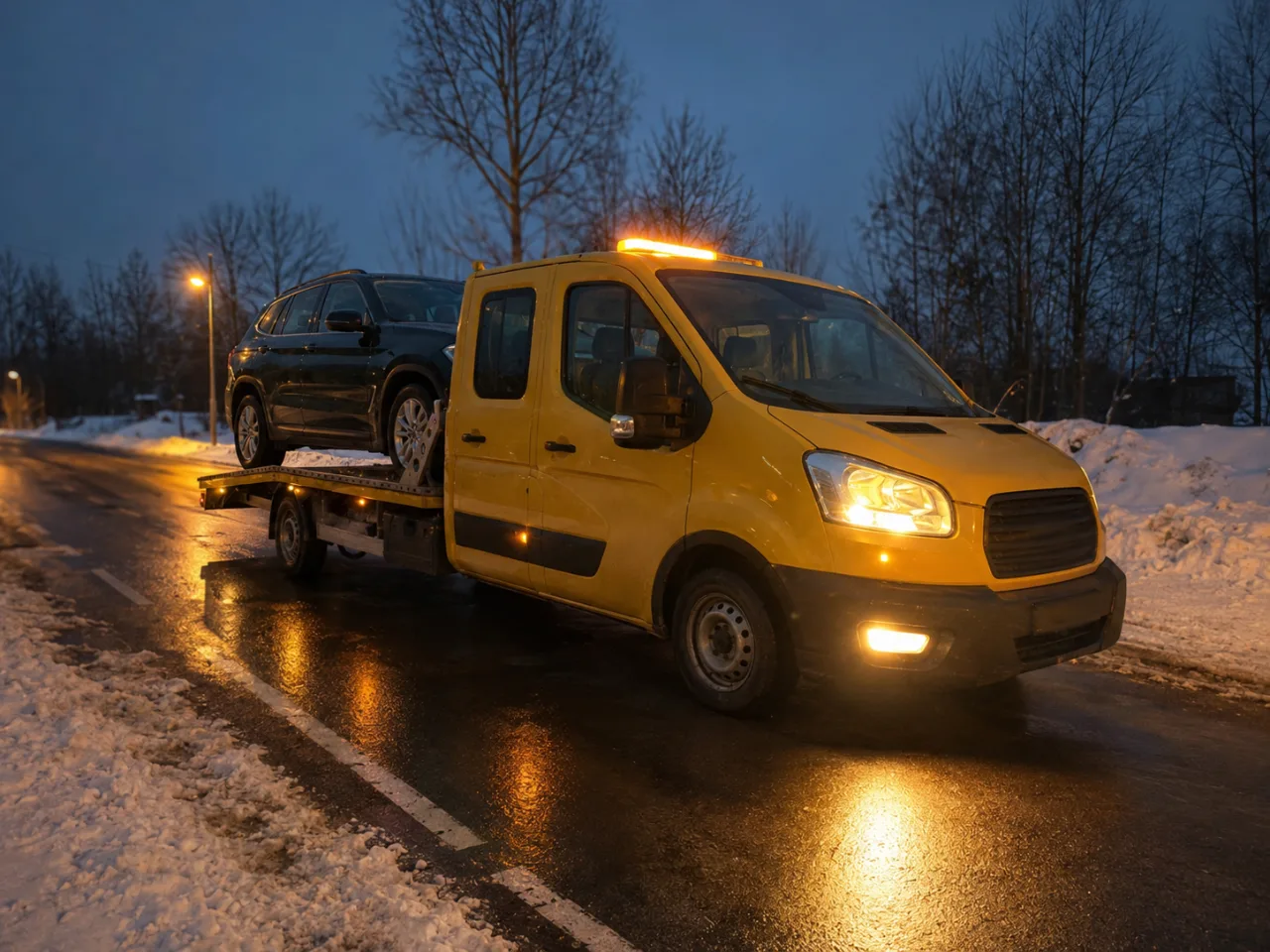 Pomoc drogowa po awarii nocą – rozruch akumulatora w Ostrołęce